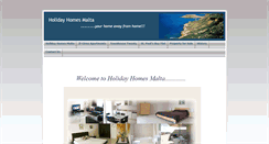 Desktop Screenshot of holidayhomesmalta.com